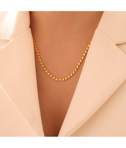 Pullu 14 Ayar Altın Zincir