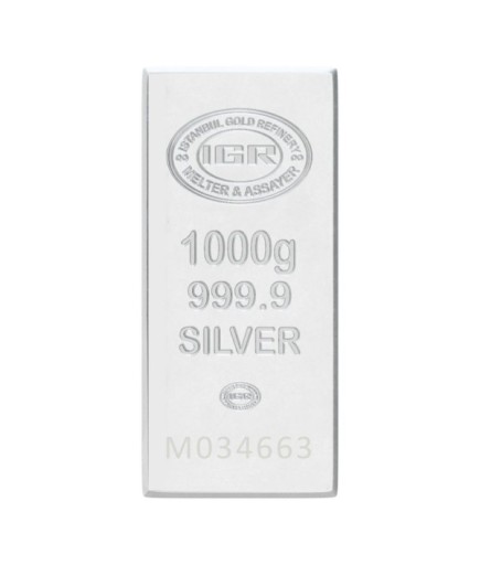 İGR (İAR) 1000gr Gümüş Külçe