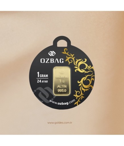 1 Gram 24 Ayar Külçe Altın