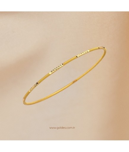 10 Gram 22 Ayar Oluklu Ajda Bilezik