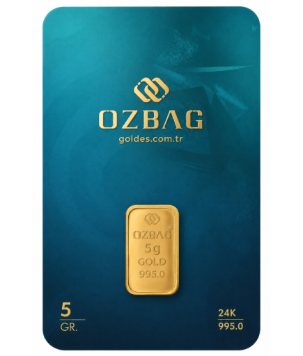 5 Gram 24 Ayar Külçe Altın