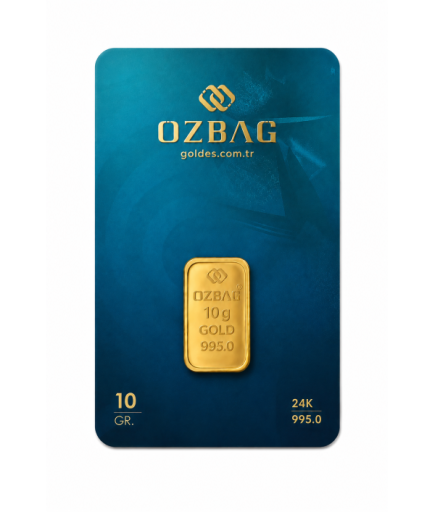 10 Gram 24 Ayar Külçe Altın